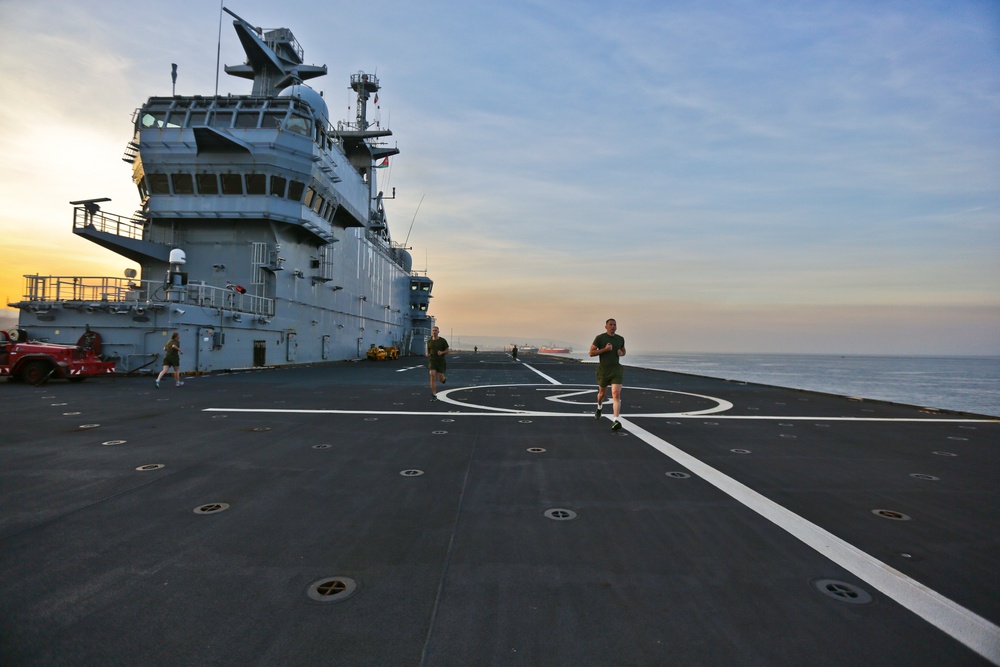 TF 51/5 Marines deploy aboard French Ship Tonnerre