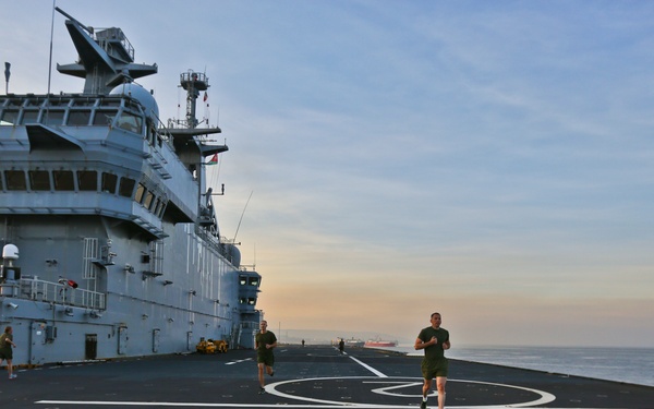 TF 51/5 Marines deploy aboard French Ship Tonnerre