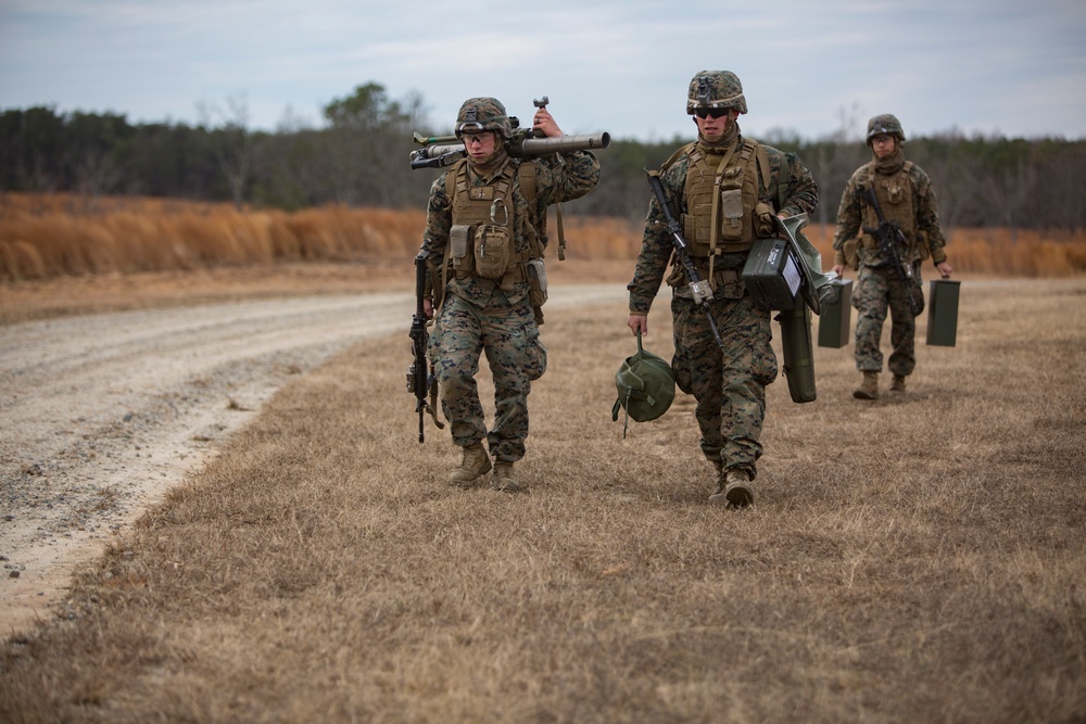 U.S. Marines fire M224 60mm Lightweight Mortars