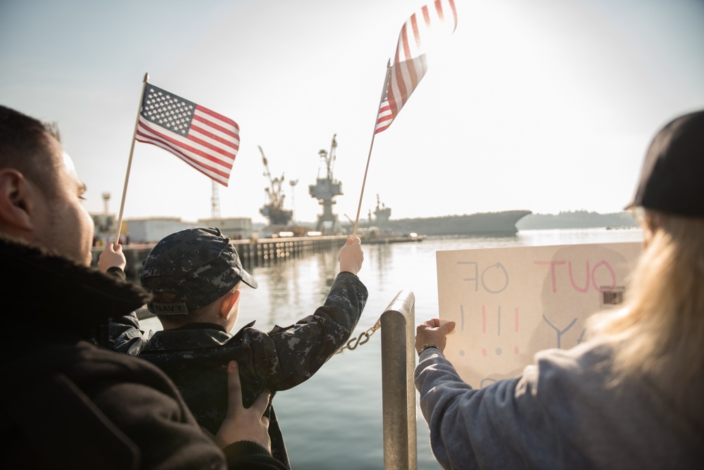 Nimitz Returns from Deployment