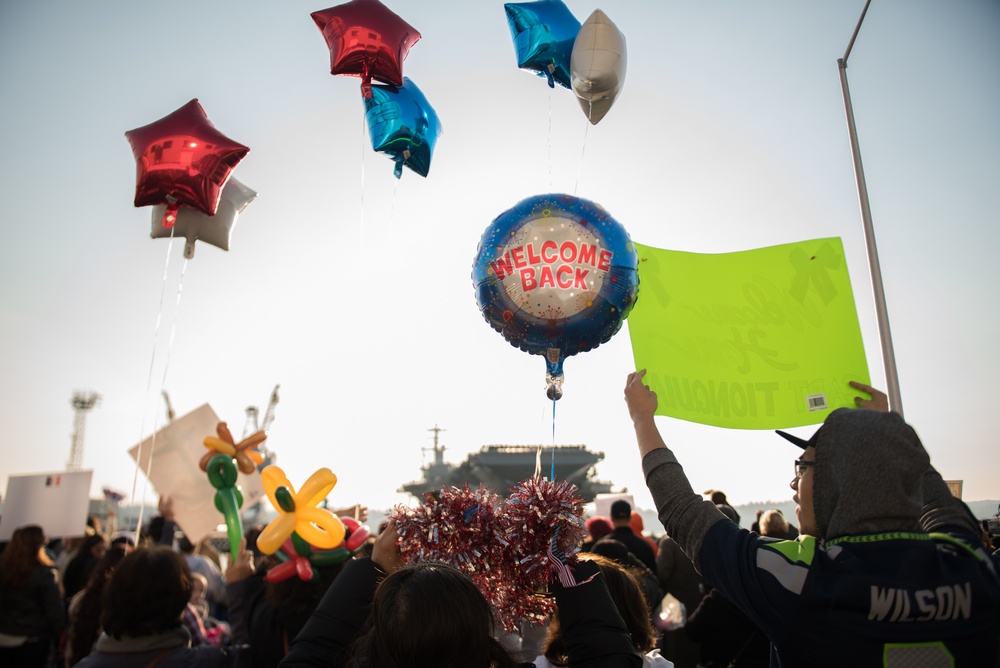 Nimitz Returns from Deployment