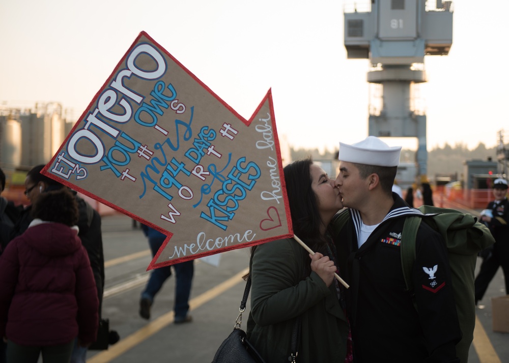 Nimitz Returns from Deployment