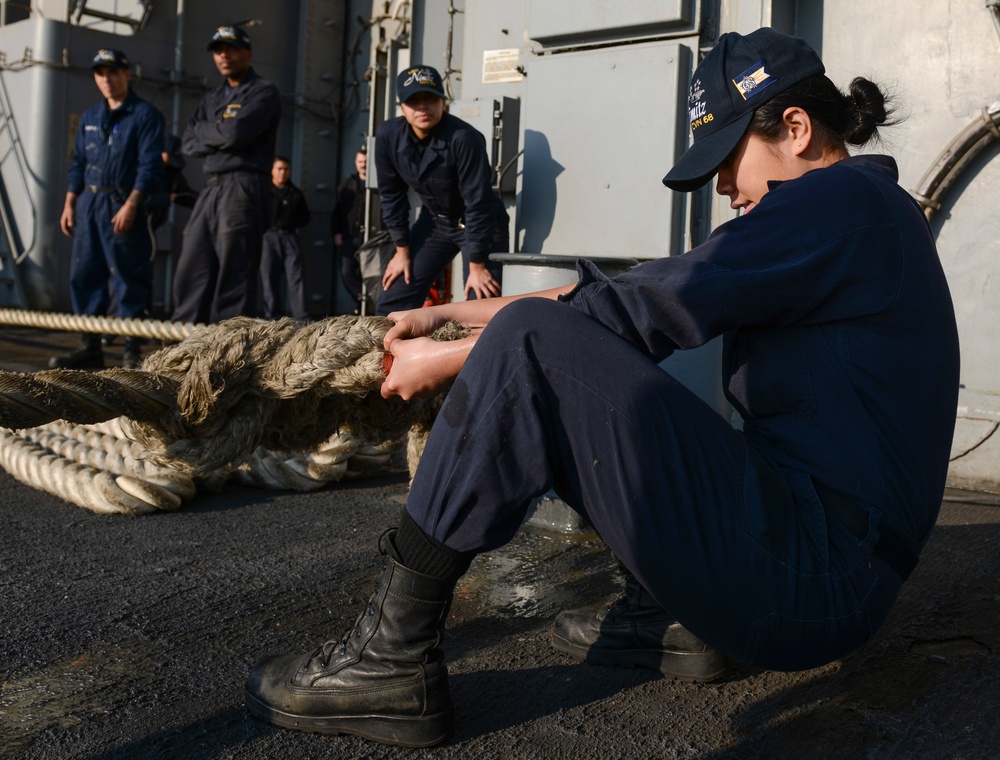 Nimitz Returns To Homeport