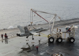 Nimitz Conducts Crash And Salvage Drill
