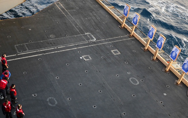 Nimitz Conducts Small-Arms Qual