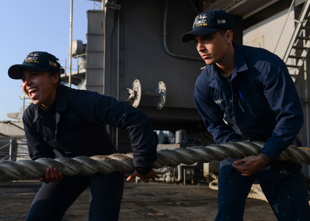 Nimitz Returns To Homeport