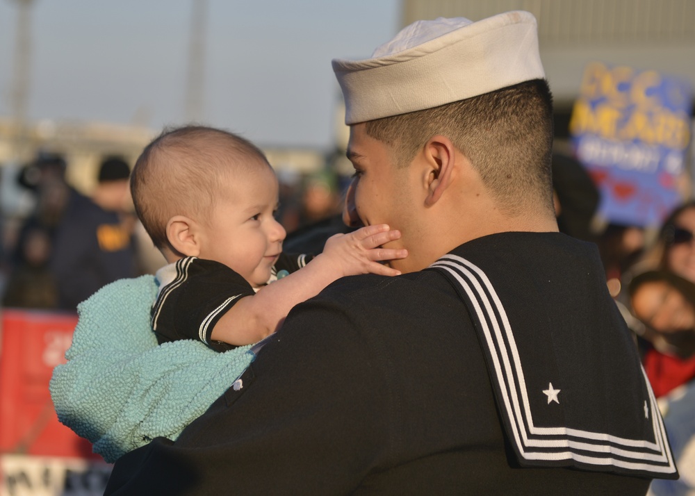 Nimitz Returns From Deployment