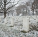 First Snow of the Season at Arlington National Cemetery