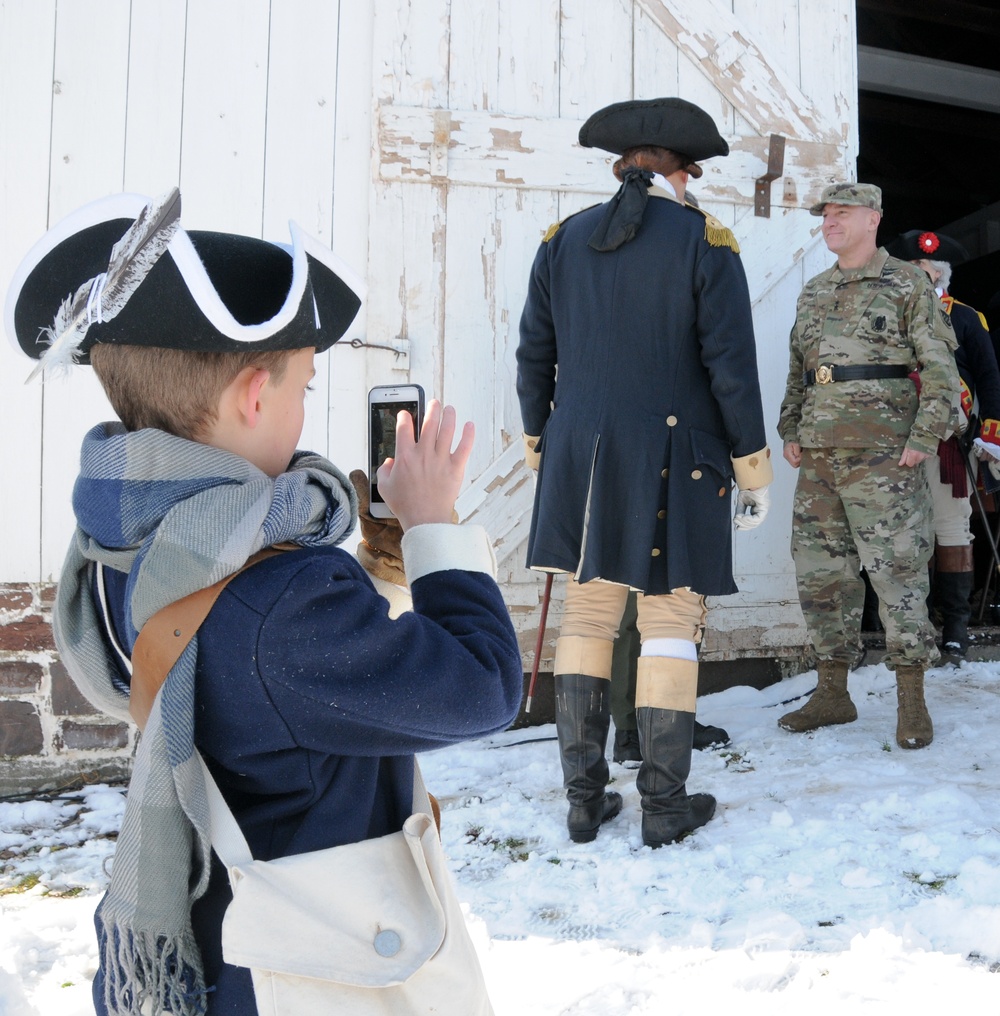 Army Reserve general joins community for historic re-enactment