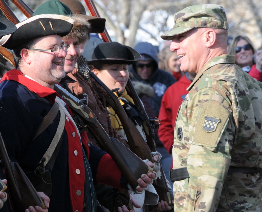 Army Reserve general joins community for historic re-enactment