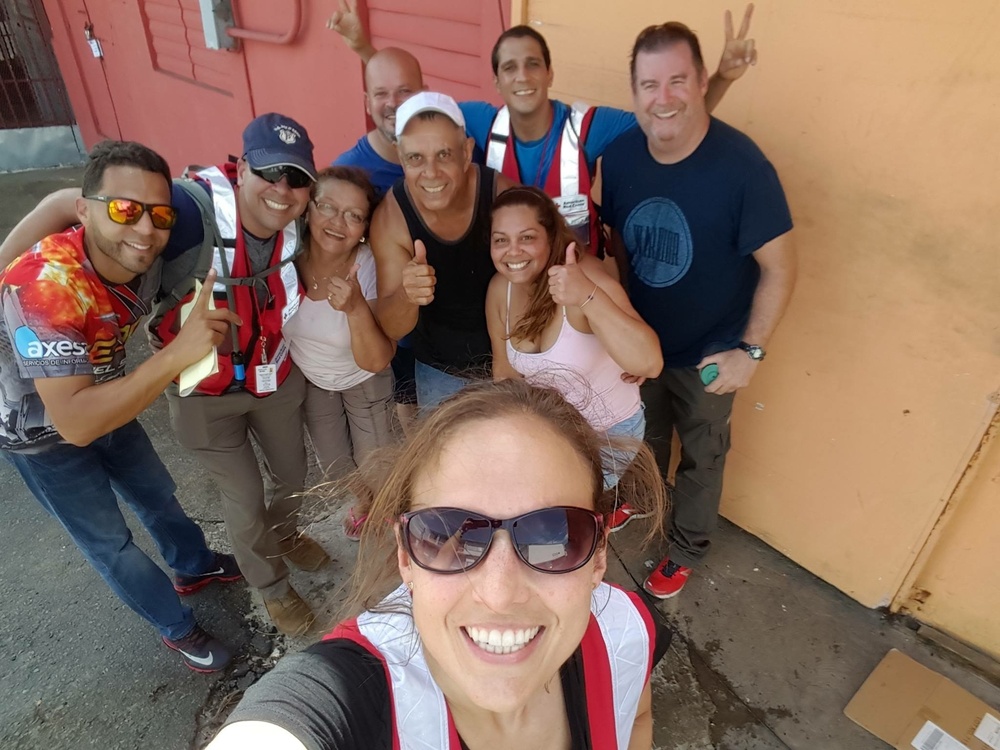 SFC Ortiz with Family and Red Cross team in Naranjito municipality