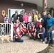 Red Cross team with family from Adjuntas municipality