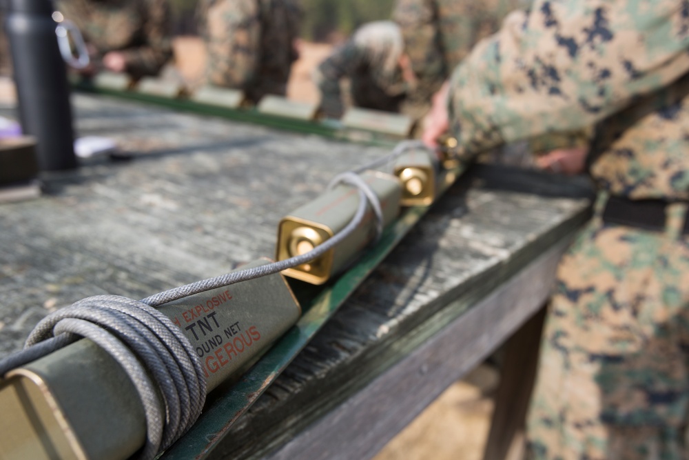 Demolition in the field with 8th Marines