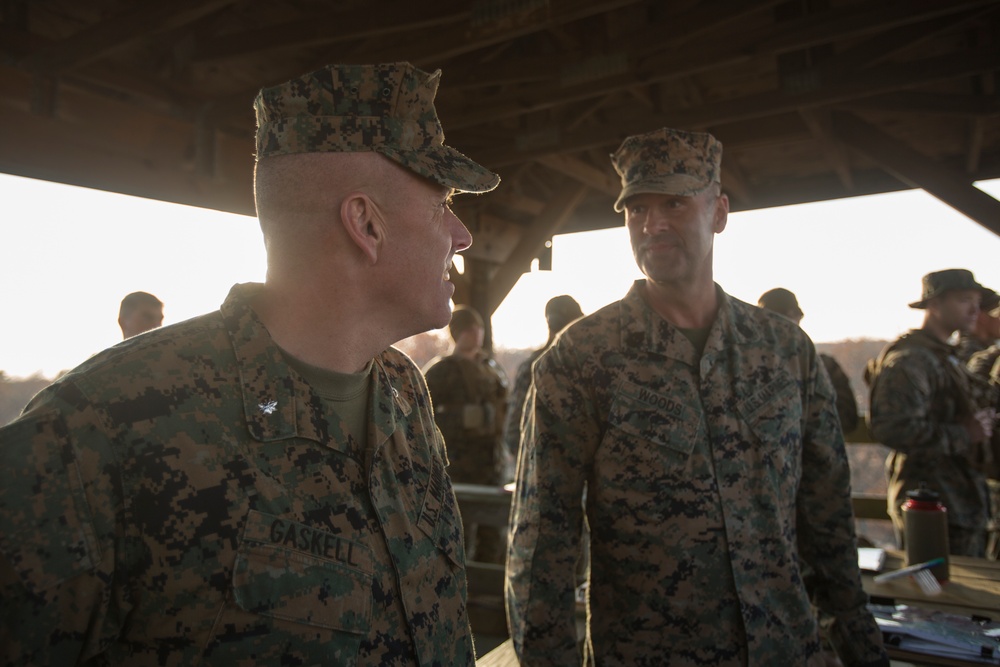 2nd MarDiv Commanding General visits 8th Marines