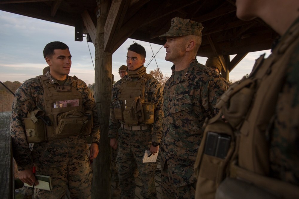 2nd MarDiv Commanding General visits 8th Marines