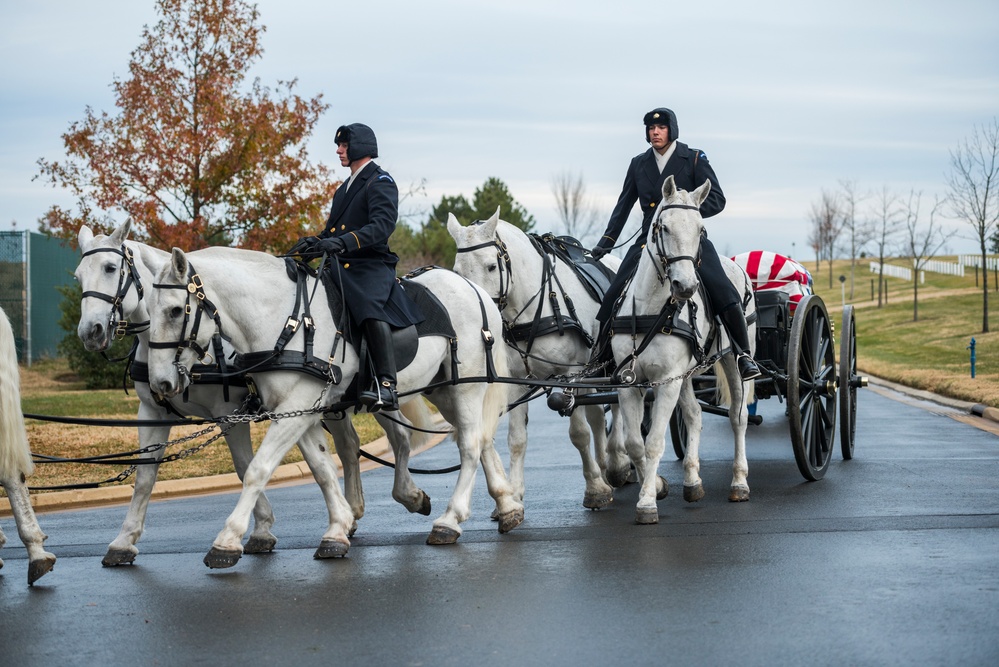 Full Honors Repatriation for U.S. Marine Corps Pvt. Archie Newell in Section 60