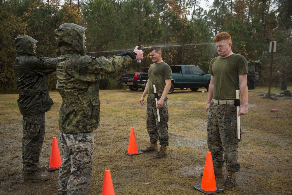 3rd Battalion 8th Marines Non-Lethal Weapons Training