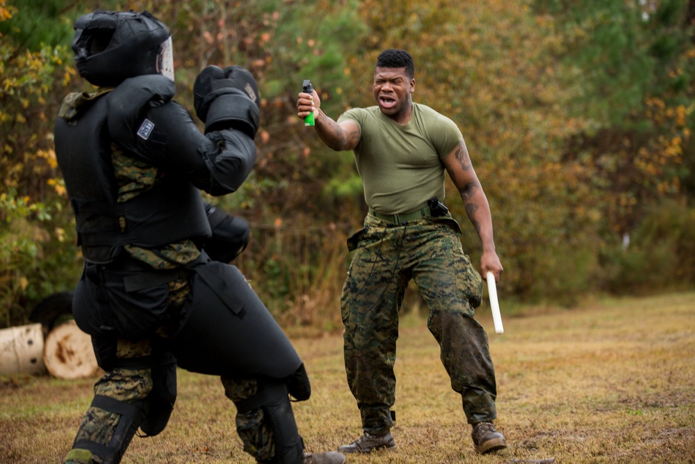 3rd Battalion 8th Marines Non-Lethal Weapons Training