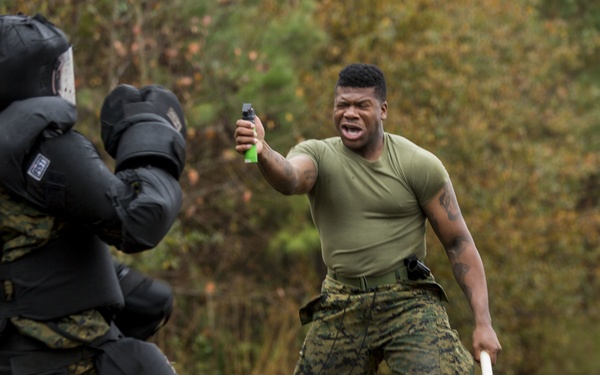 3rd Battalion 8th Marines Non-Lethal Weapons Training