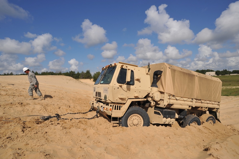 Stuck in the sand