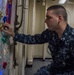 Sailor Decorates Door