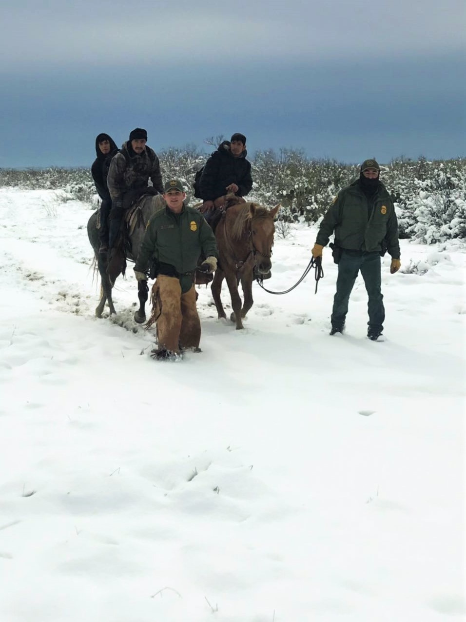 Severe Cold Temperature Conditions in South Texas Results in the Rescue of Over 20 Illegal Aliens by Laredo Sector Border Patrol Agents