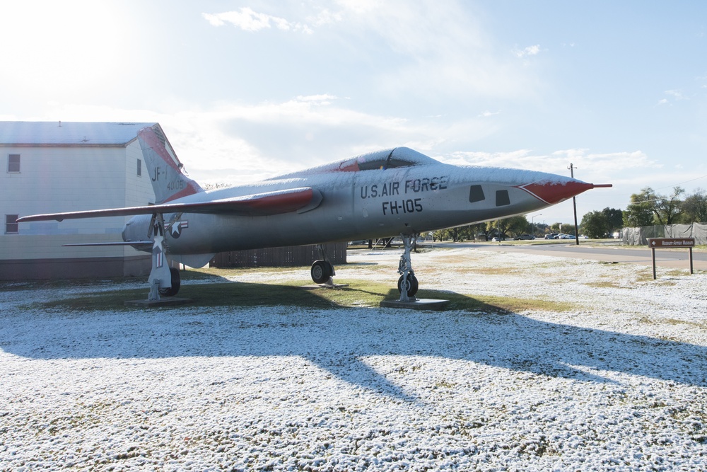 Snow Storm hit JBSA-Lackland