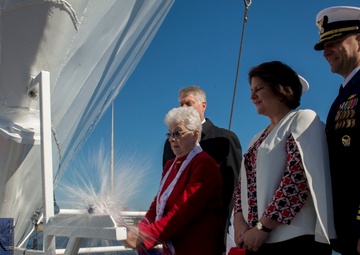 Coast Guard Cutter Midgett Christening Ceremony