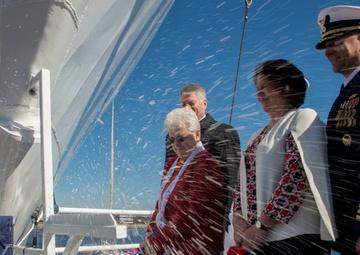 Coast Guard Cutter Midgett Christening Ceremony