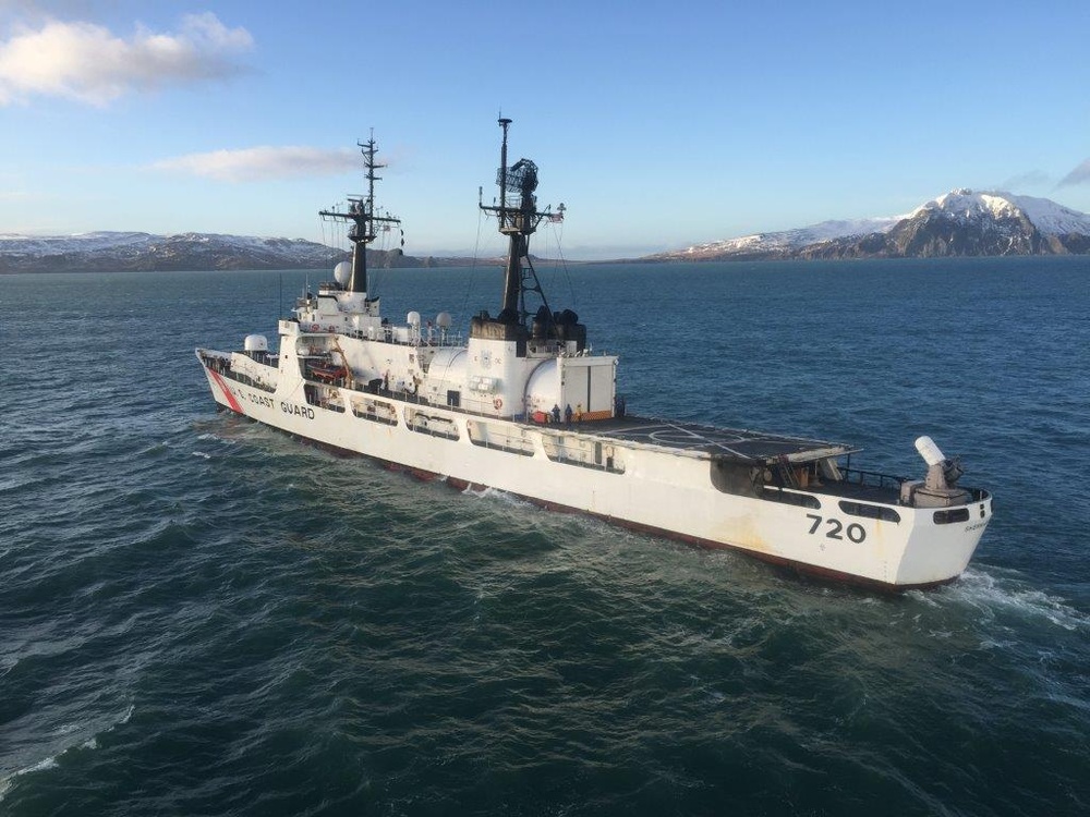 USCGC Sherman conducts fishery patrol in Bering Sea