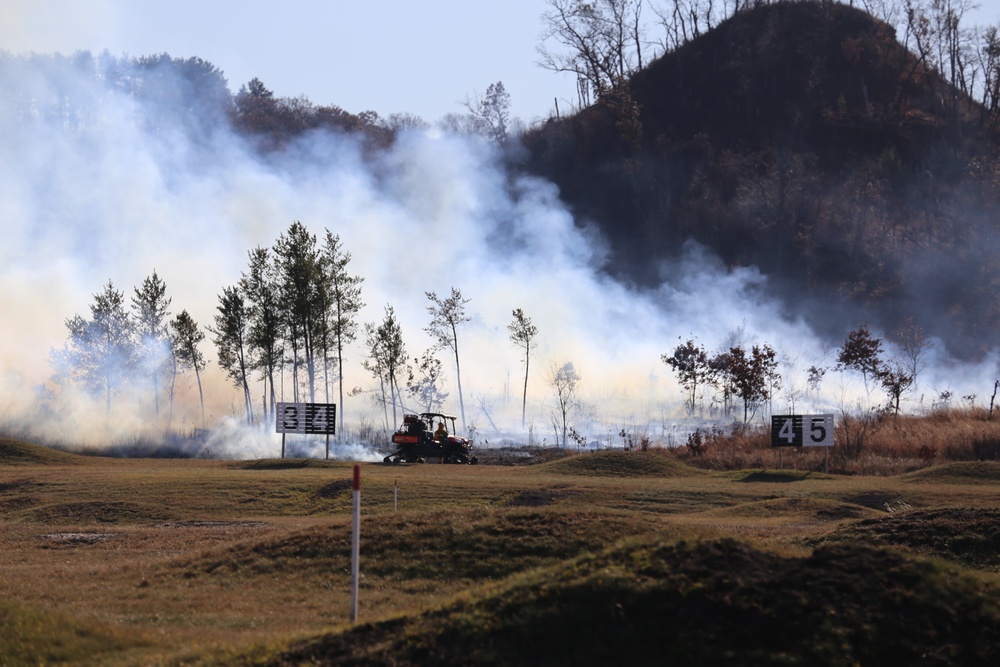Late-fall prescribed burns help cut wildfire risk, improve habitat