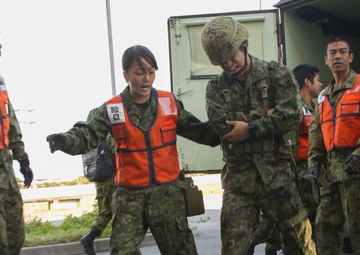 JSDF, U.S. military conduct Japanese and U.S. Medical Expert Exchange Event