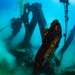 UCT-2, MDSU-1, USS Emory S. Land, and USS Frank Cable Divers Conduct Underwater Cutting Operations on Big Blue Mooring System in Apra Harbor