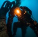 UCT-2, MDSU-1, USS Emory S. Land, and USS Frank Cable Divers Conduct Underwater Cutting Operations on Big Blue Mooring System in Apra Harbor