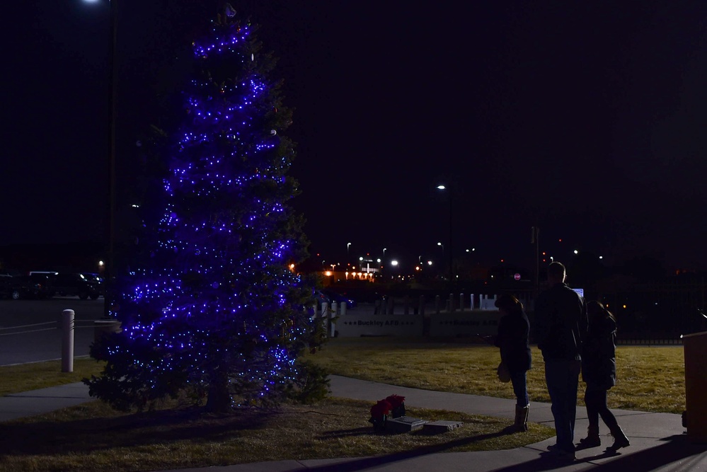 Annual tree lighting ceremony honors fallen Airmen