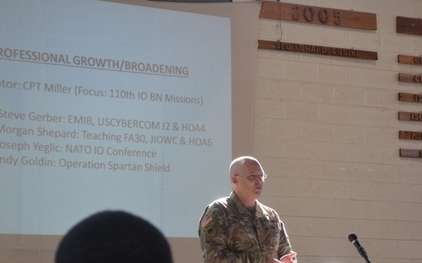 110th Information Operations Battalion hosts Maryland National Guard’s first-ever Cyber and Information Operations Symposium