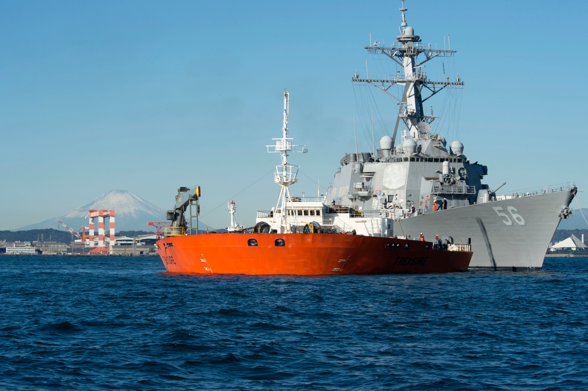 DVIDS - Images - MV Treasure offloads USS John S. McCain