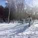 Cold Weather Operations Course students practice skiing at Fort McCoy