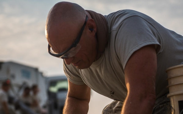 Civil engineers make critical runway repairs, keep missions moving