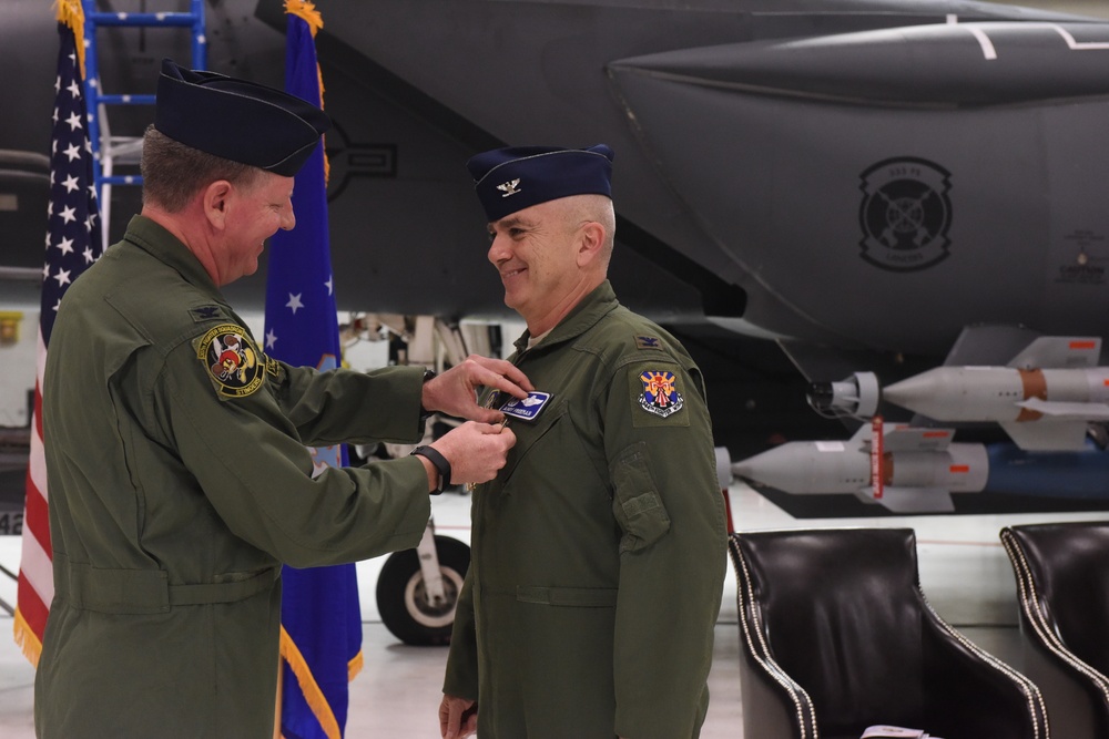 414th FG changes command