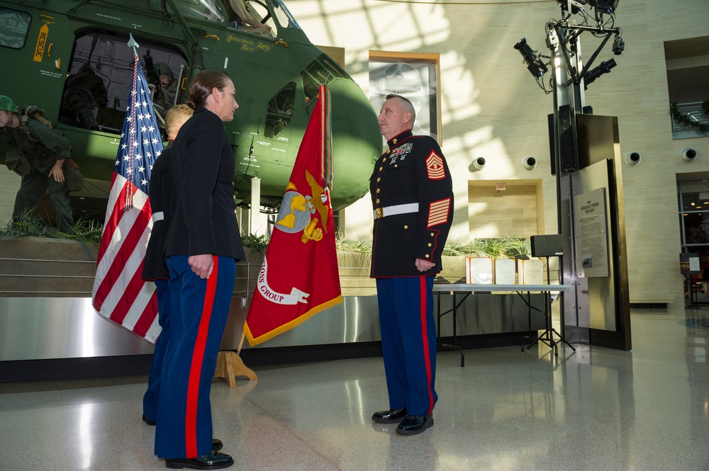 Master Gunnery Sgt. Jonathan White Retirement Ceremony