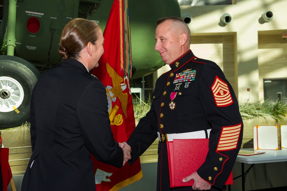 Master Gunnery Sgt. Jonathan White Retirement Ceremony