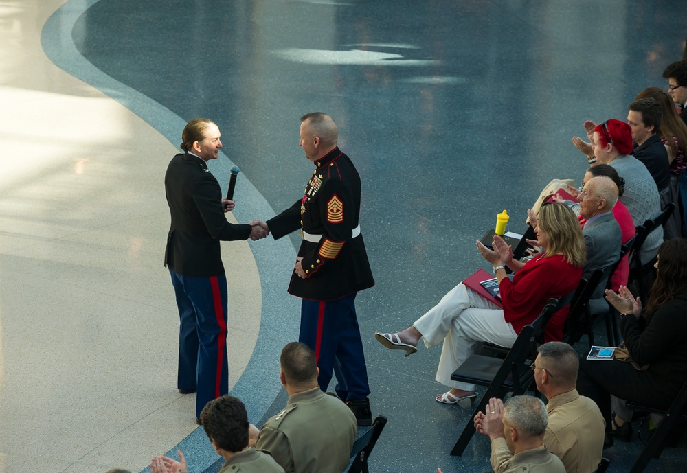 Master Gunnery Sgt. Jonathan White Retirement Ceremony