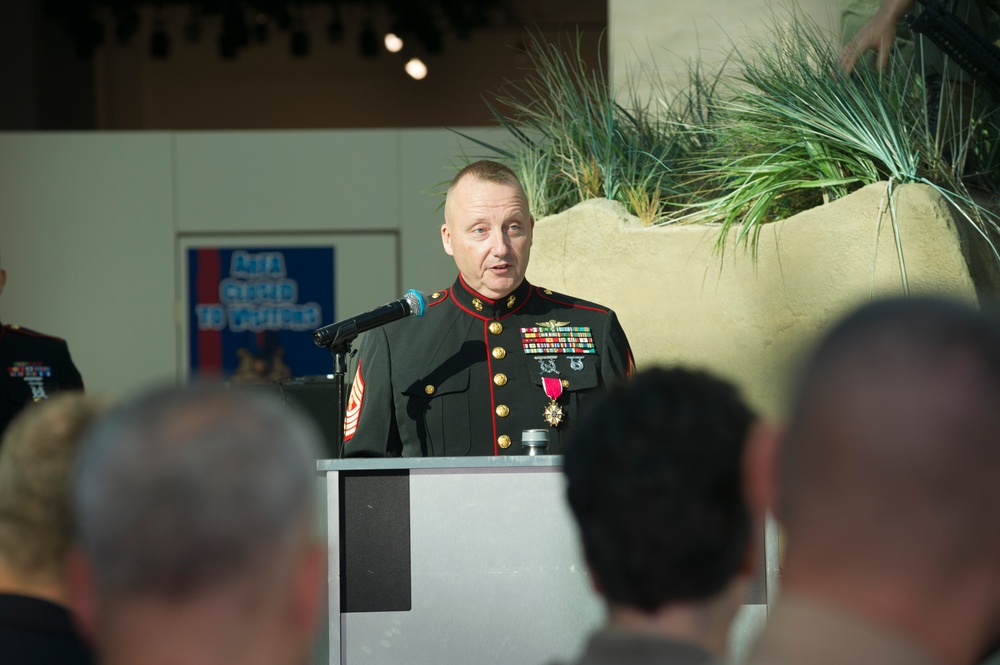 Master Gunnery Sgt. Jonathan White Retirement Ceremony