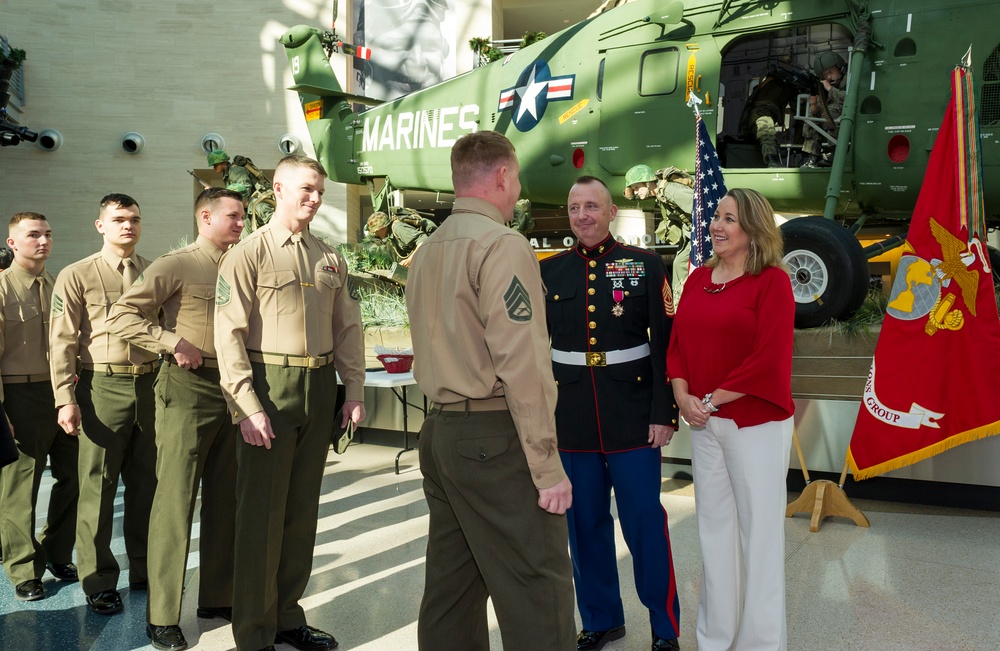 Master Gunnery Sgt. Jonathan White Retirement Ceremony