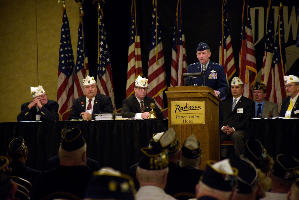 Wisconsin’s Adjutant General speaks at Wisconsin Department American Legion Convention