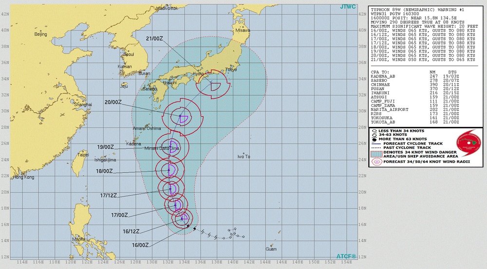 Joint Typhoon Warning Center Increases Warnings and Improves Graphics