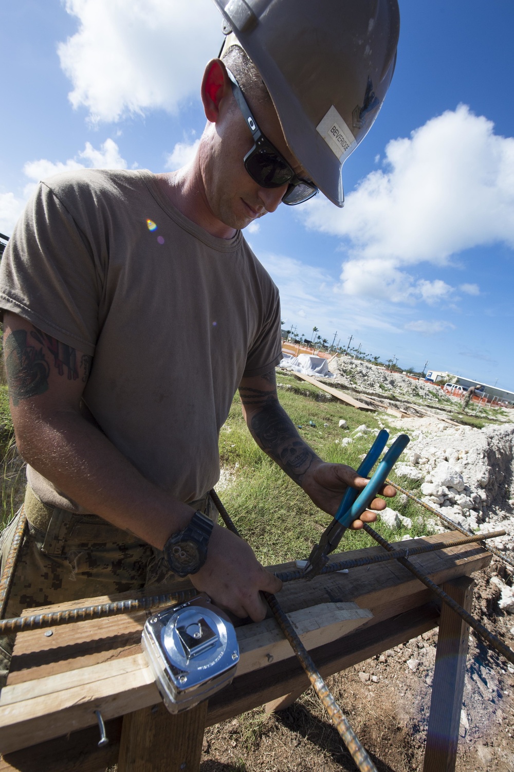 NMCB 133 Construction in Guam