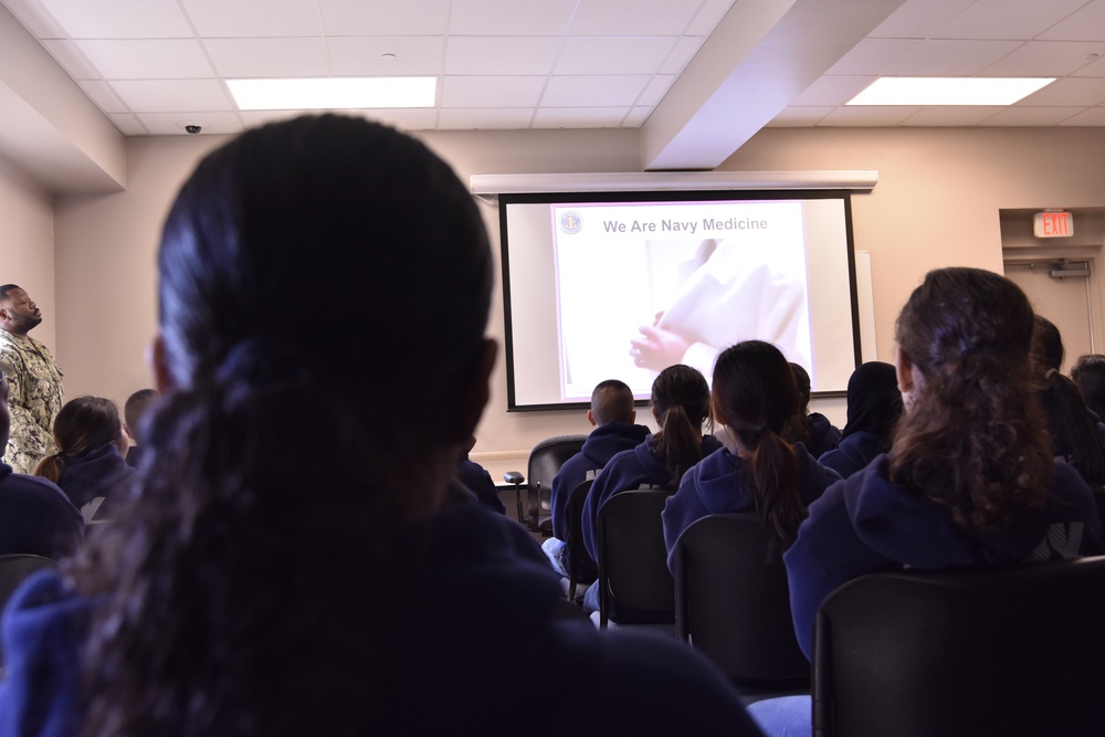Houston-Area NJROTC Students Wowed by Visit to Navy Medicine San Antonio
