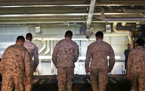 TF 51/5 Marines deploy aboard Tonnerre